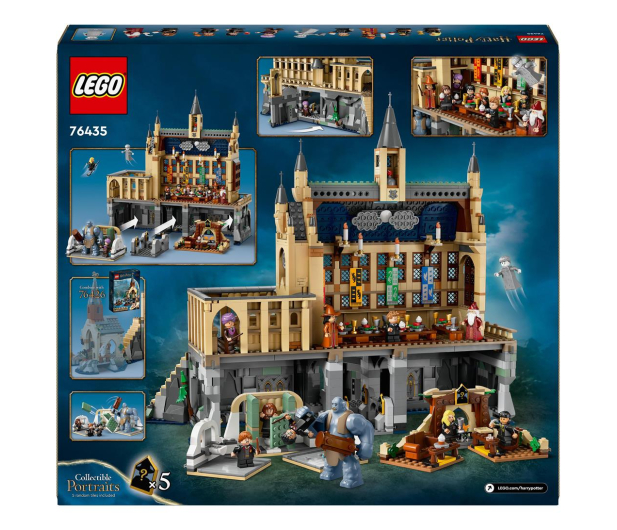 LEGO Harry Potter 76435 Zamek Hogwart: Wielka Sala - 1248471 - zdjęcie 6